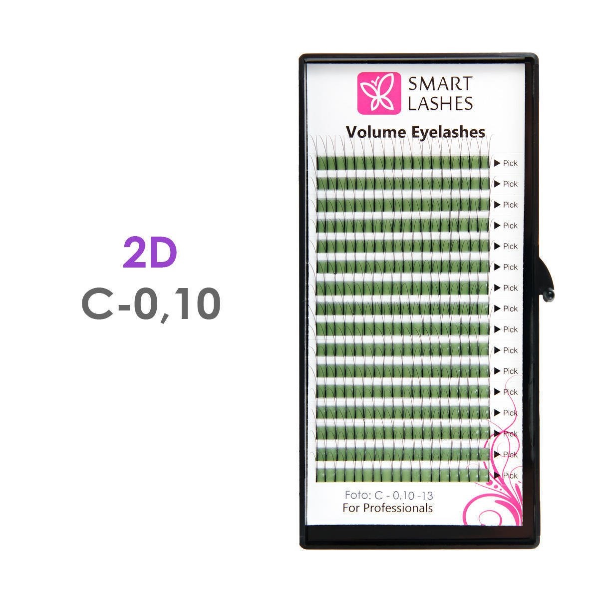 2D - C - 0.10 mm x 09 mm | Smart Lashes