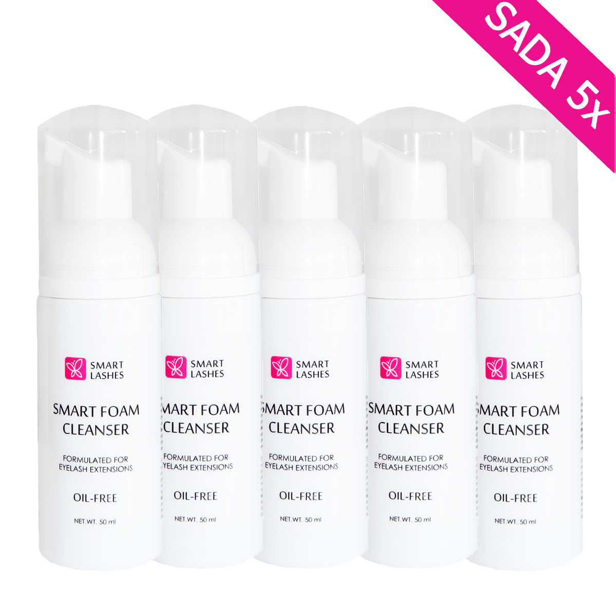 Piana do demakijażu - Smart Lashes - 5 sztuk | Smart Lashes