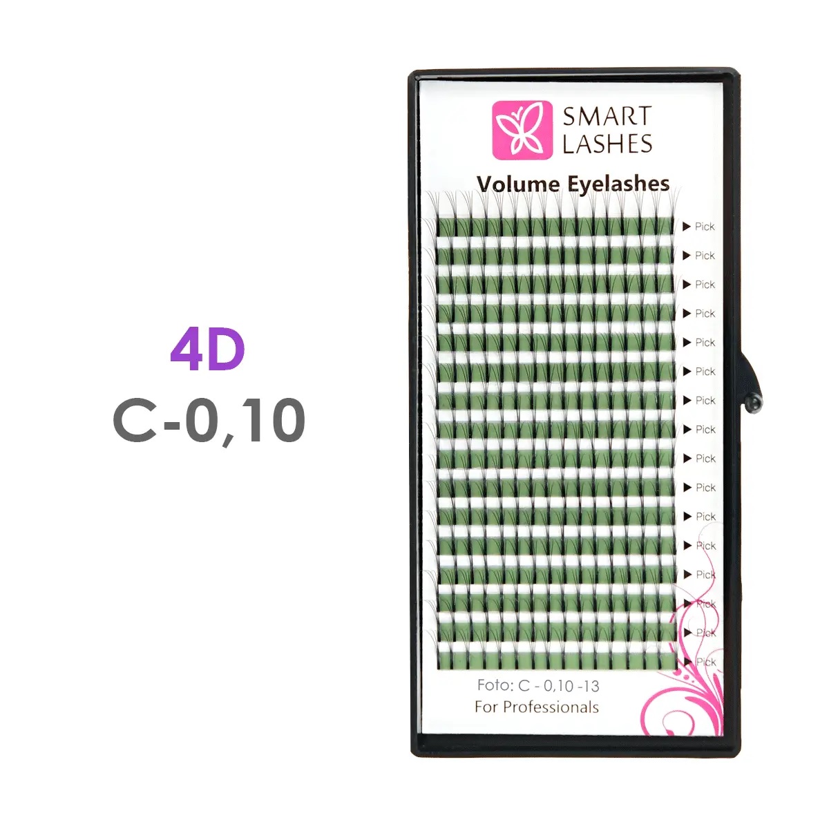 Trsy 4D - C - 0.10 mm | Smart Lashes