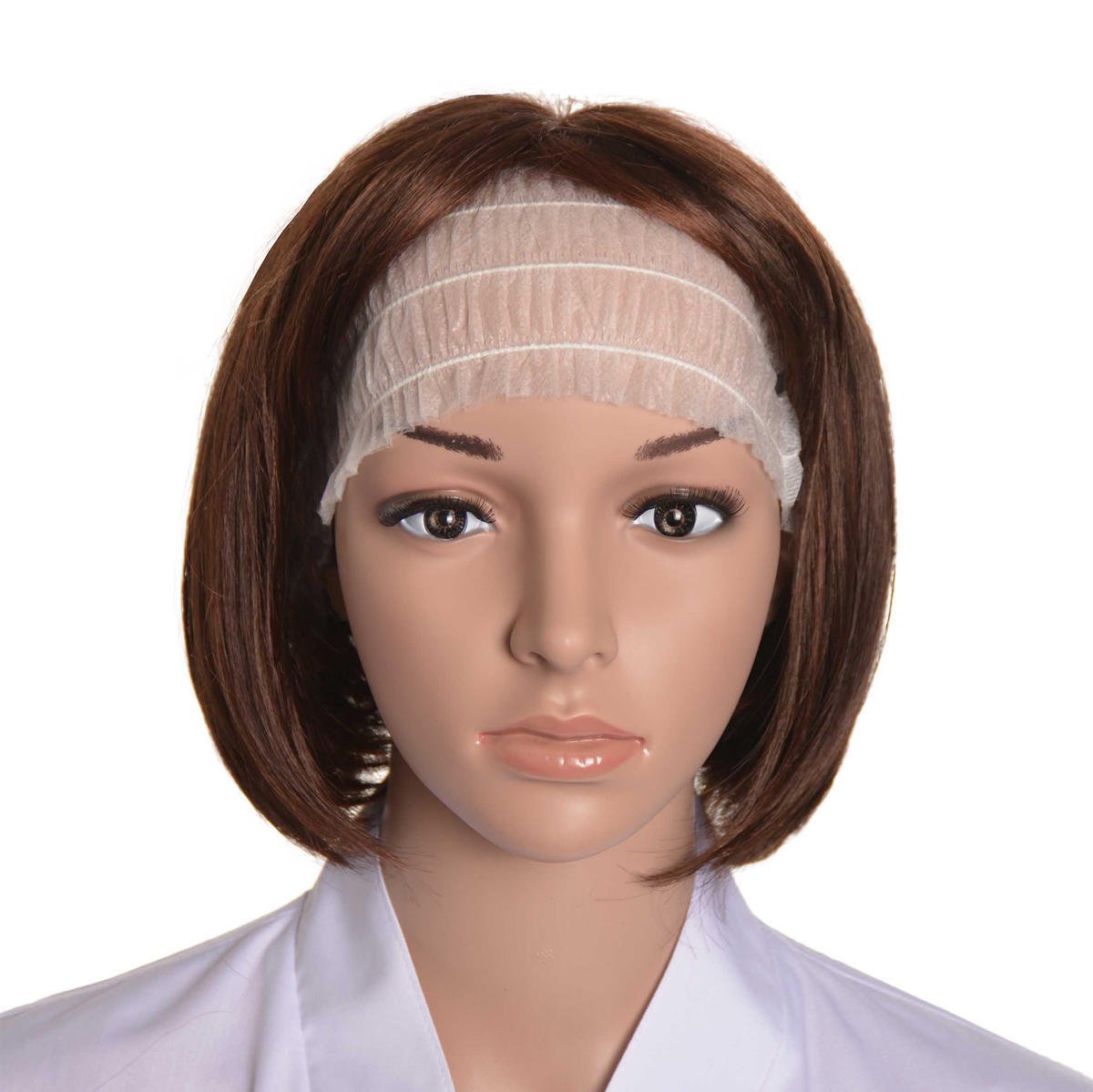 Jednorazowa kosmetyczna opaska na głowę - 100 szt | Smart Lashes