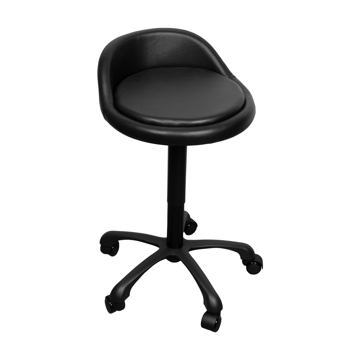 Taboret kosmetyczny - Alex - czarny