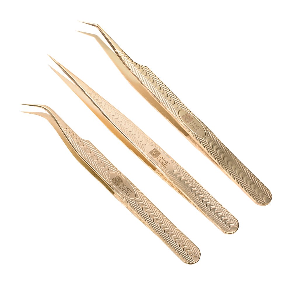 Zestaw pęset EASY FAN VOLUME | Smart Lashes