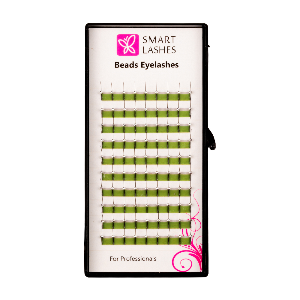 Rzęsy z kroplami srebne - C - 0,20 mm x 13 mm | Smart Lashes
