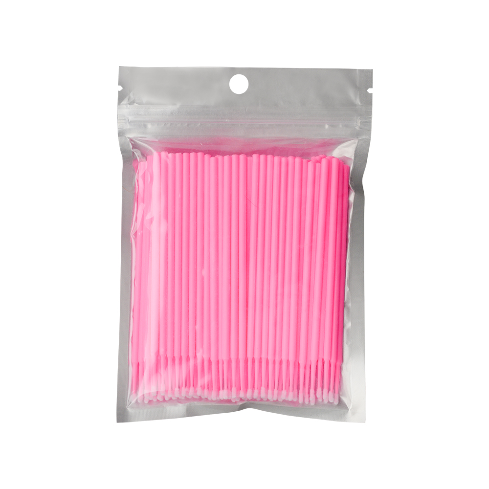 Mikroszczotki - 100 szt - różowy | Smart Lashes