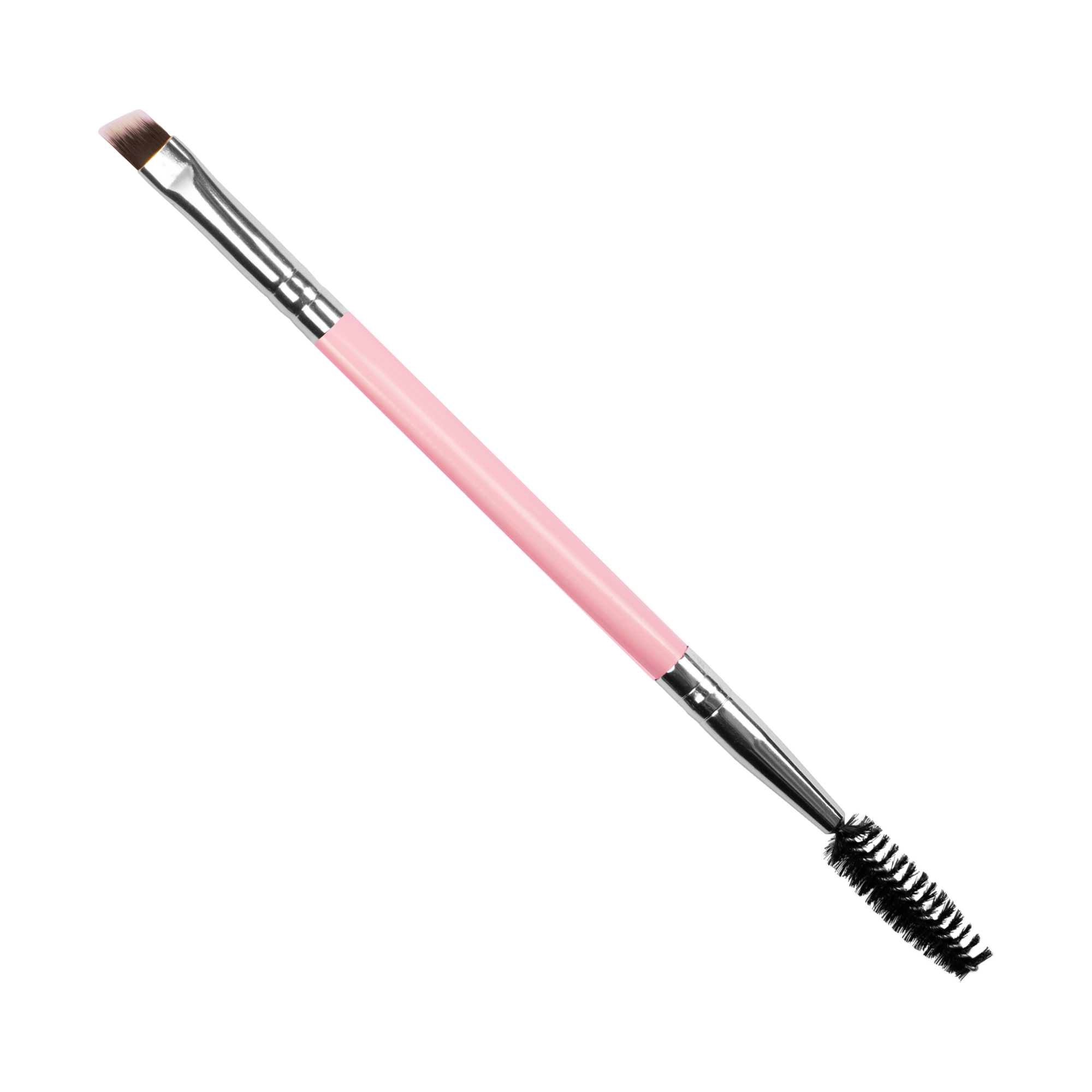 Skośna szczoteczka do rzęs i brwi - rosegold | Smart Lashes