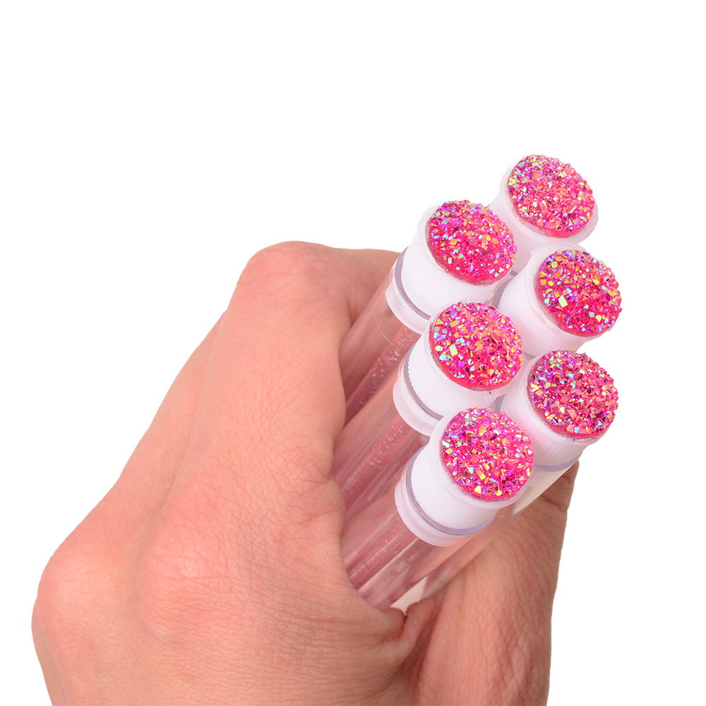 Szczoteczka do rzęs - różowy brokat | Smart Lashes