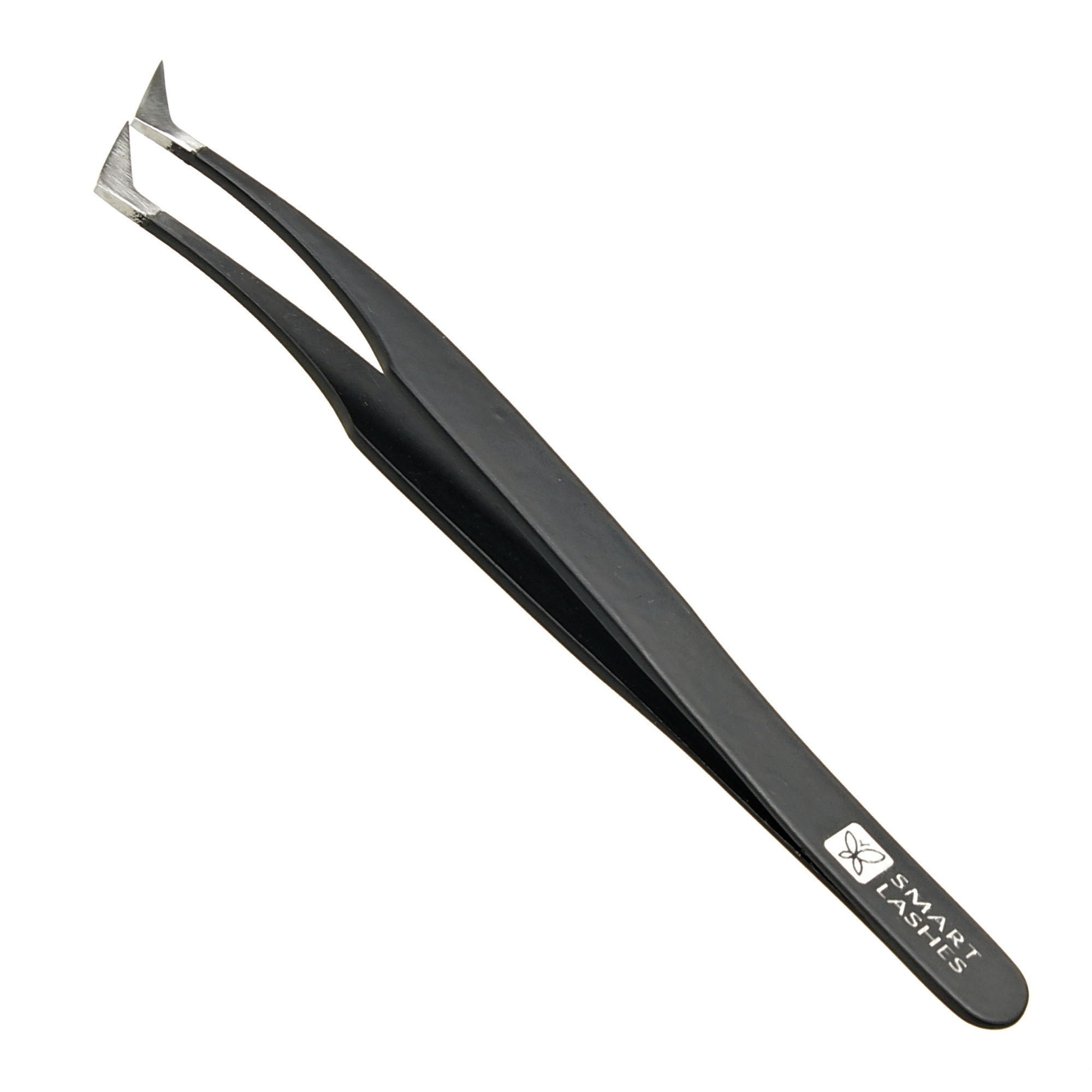 Pęseta typ D - 12 cm - black | Smart Lashes