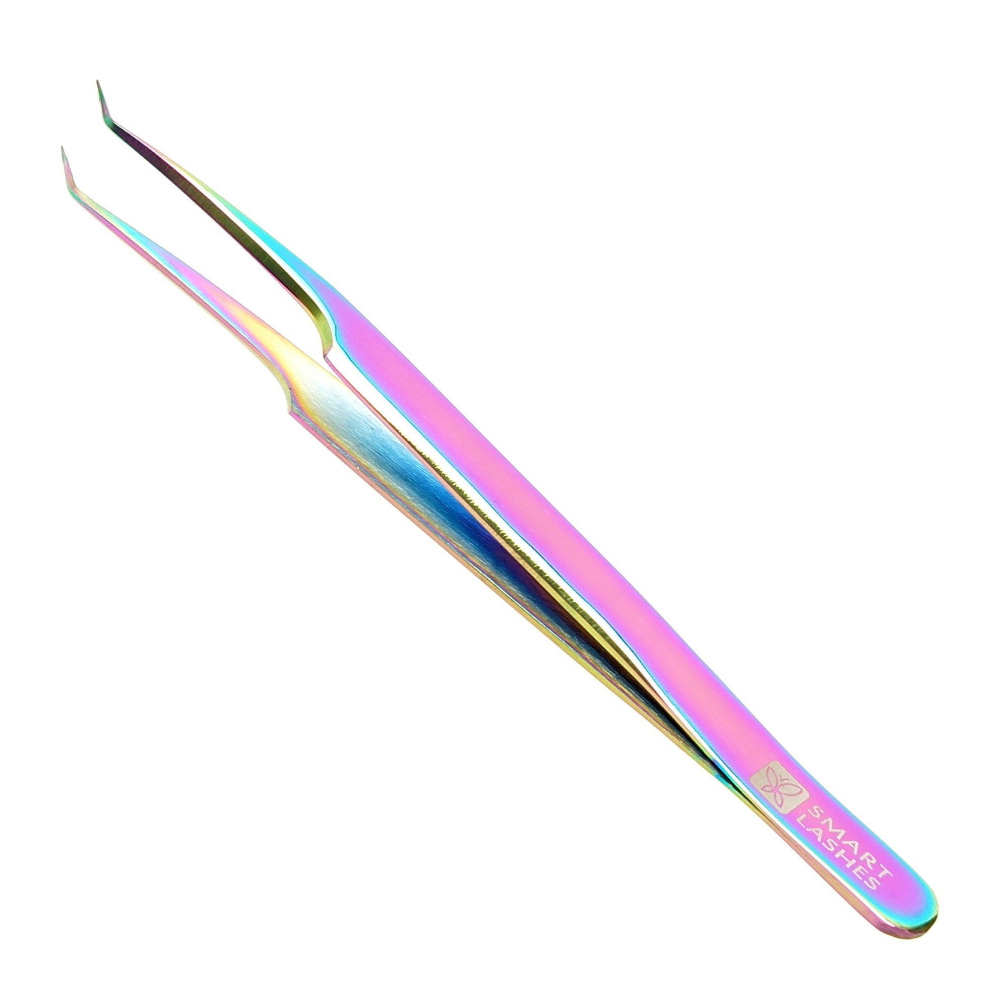 Pęseta typ G - 12 cm - tęcza | Smart Lashes