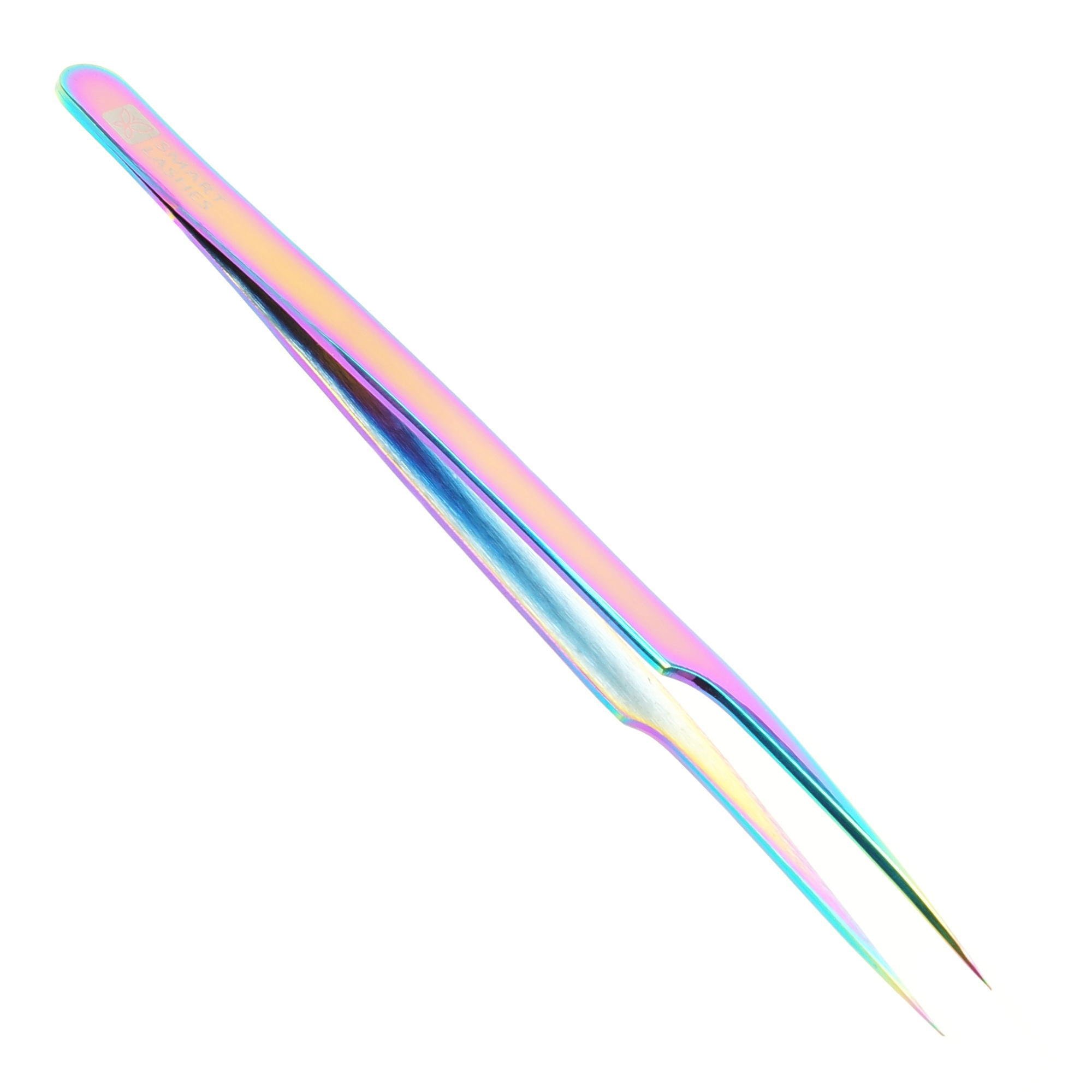 Pęseta typ A - 14 cm - tęcza | Smart Lashes