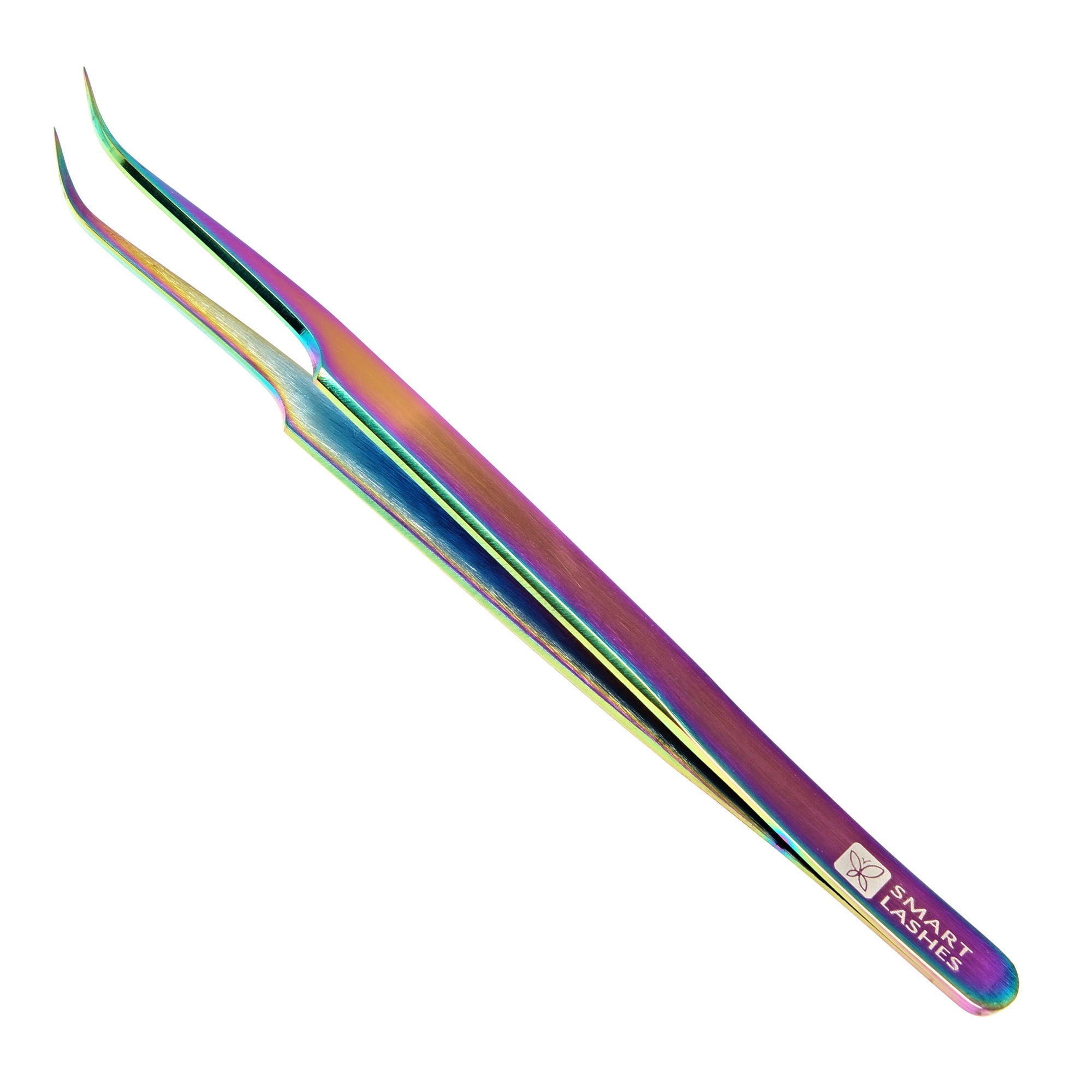 Pęseta typ C - 14 cm - tęcza | Smart Lashes