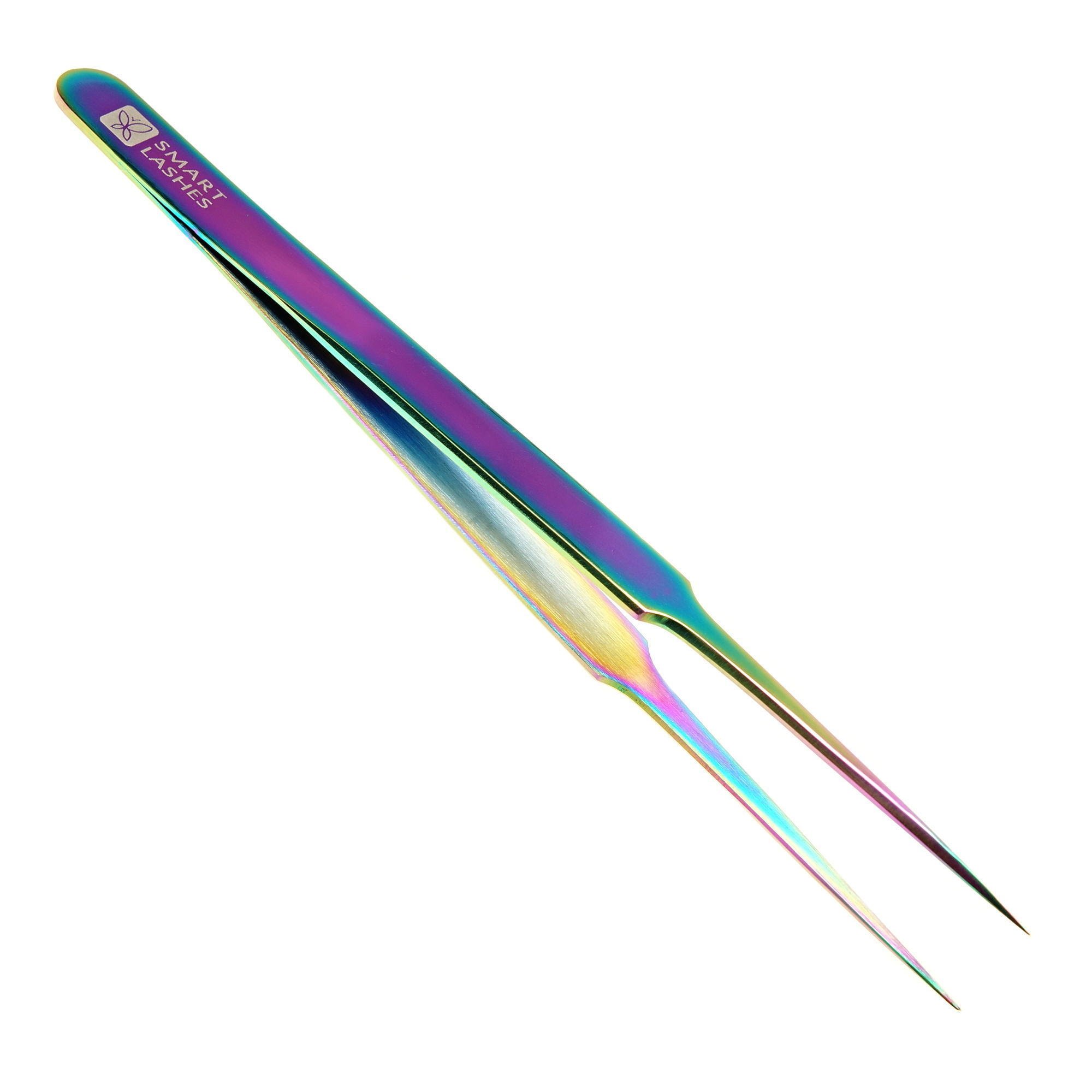 Pęseta typ F - 14 cm - tęcza | Smart Lashes