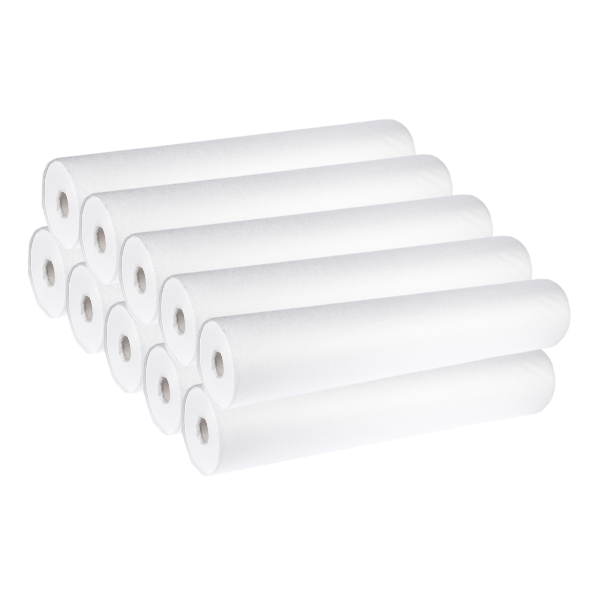 Higieniczne prześcieradło - 60 cm x 180 cm - 50 prześcieradeł - 10 ról | Smart Lashes