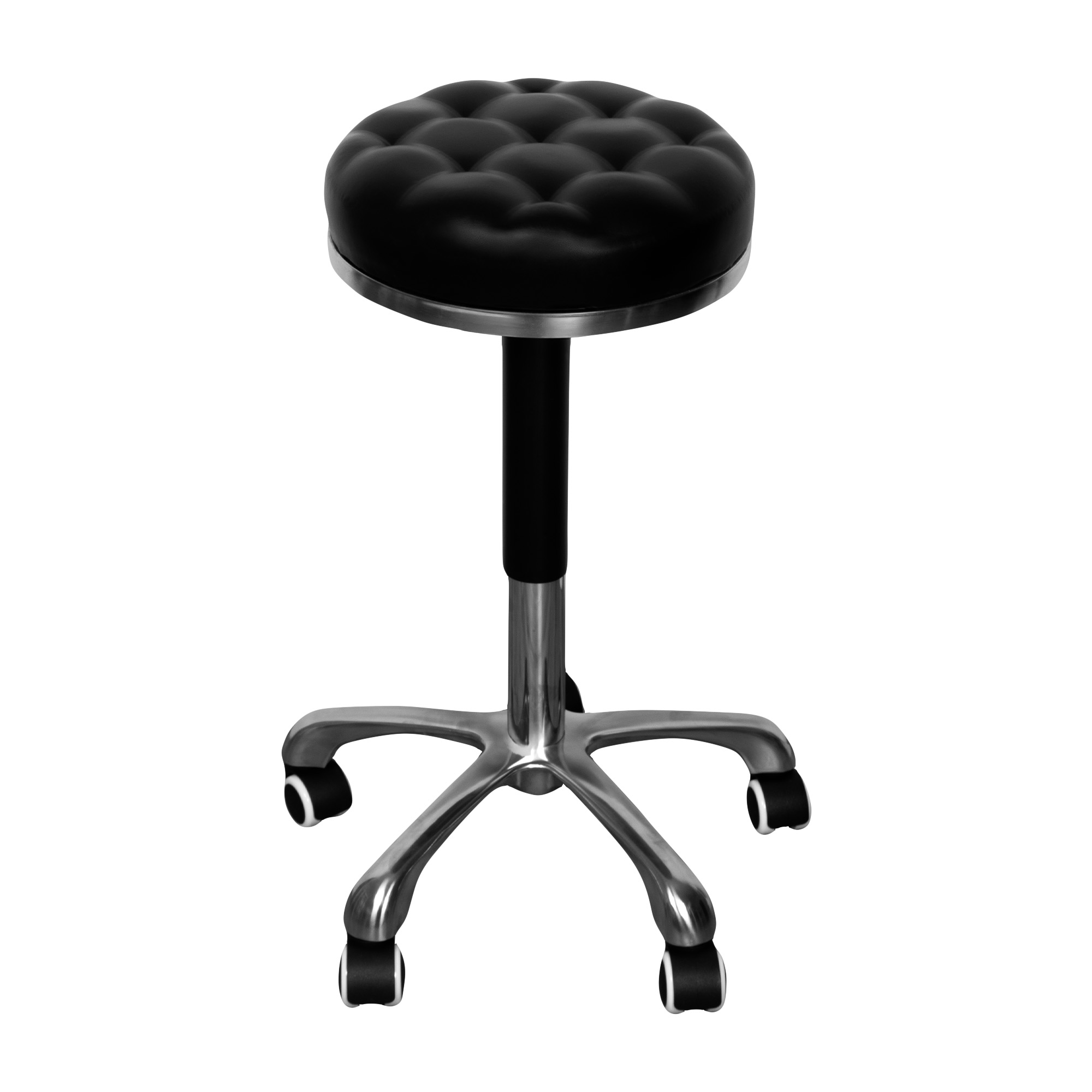 Taboret kosmetyczny - Bruno - czarny